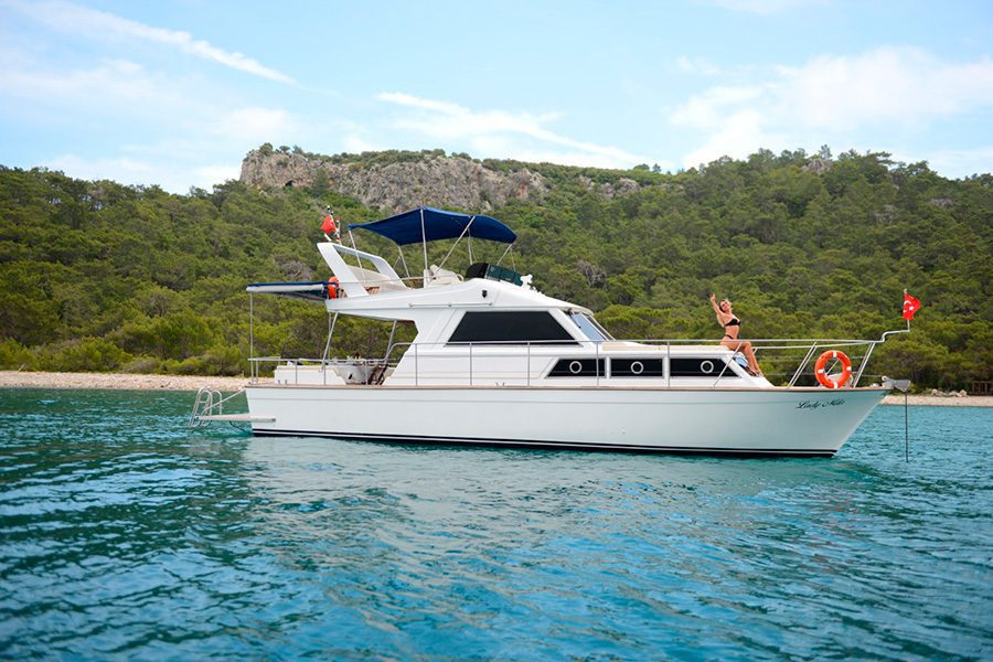 Kemer Yacht Rental 13m Economic Motor Yacht